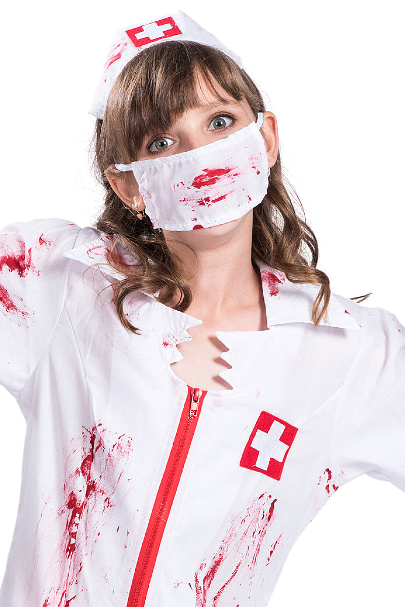 Halloween Blood Nurse Costume for Role Play