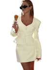 Stylish Autumn Winter Bodycon Skirt Set