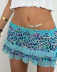 2026 Spring Y2K Women's Sexy Drawstring Mini Skirt
