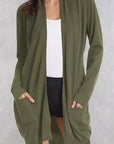 Plus Size Casual Long Sleeve Knit Cardigan