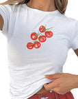 Trendy Summer T-Shirt with High Waist Pants