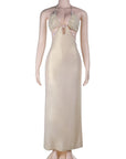 Summer Sexy Backless Dress with Chain Design
