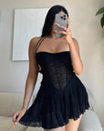 Sexy Halter Neck Princess Dress for Women