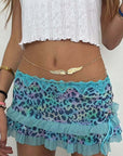 2026 Spring Y2K Women's Sexy Drawstring Mini Skirt