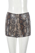 Brown Snake Print