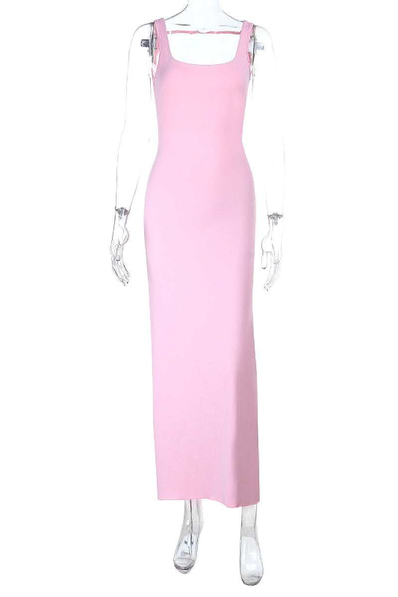 Elegant Backless Bowknot Dress