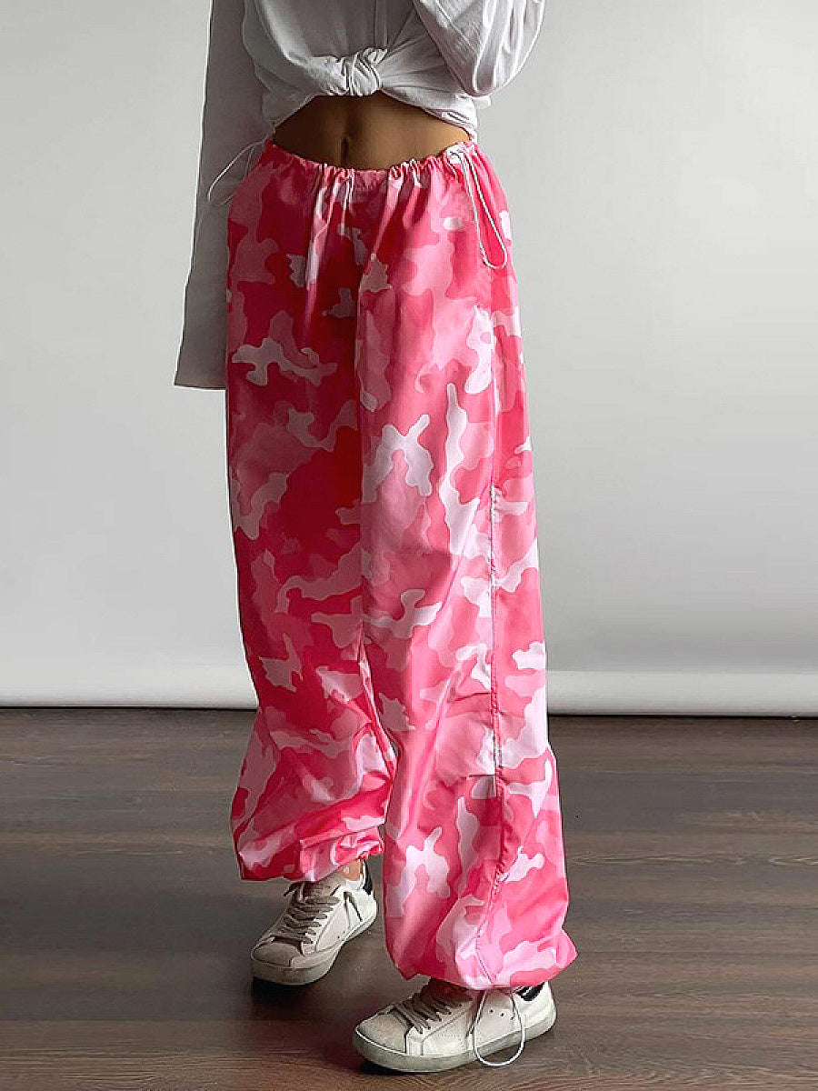 Trendy Camouflage Cargo Pants for Women