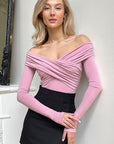 Summer Elegant Off-Shoulder Ruffled Jumpsuit