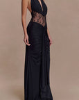 Summer French Style Bodycon Dress with Ruffles