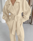 Spring Casual Cotton Linen Two-Piece Set