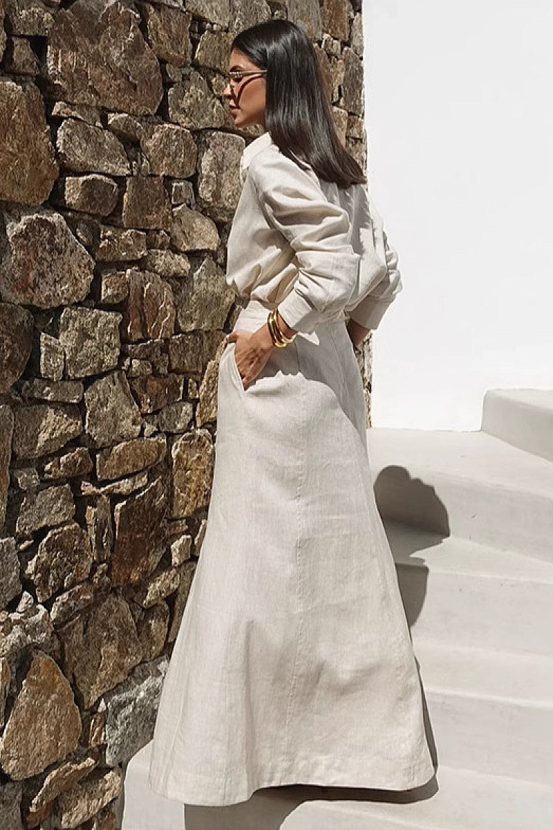 Stylish Women's Long Dress Set for Casual Vacations