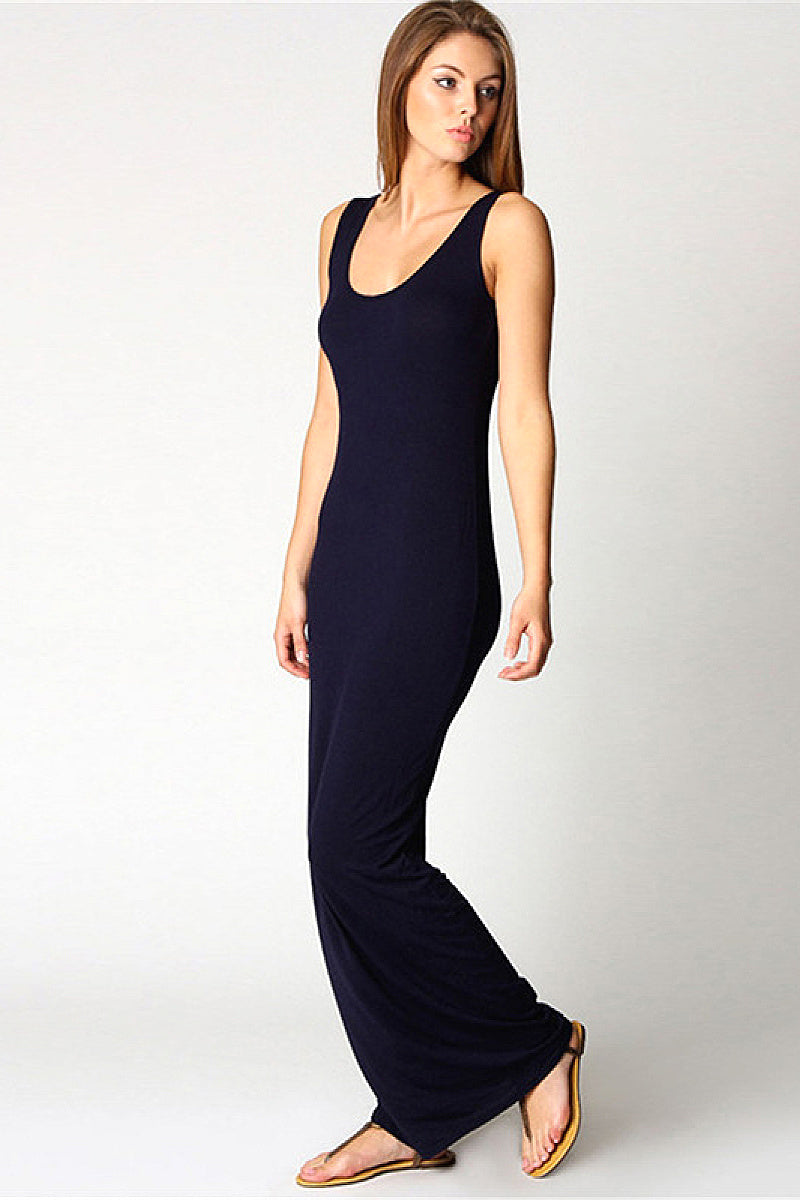 Elegant Summer Casual Sleeveless Maxi Dress