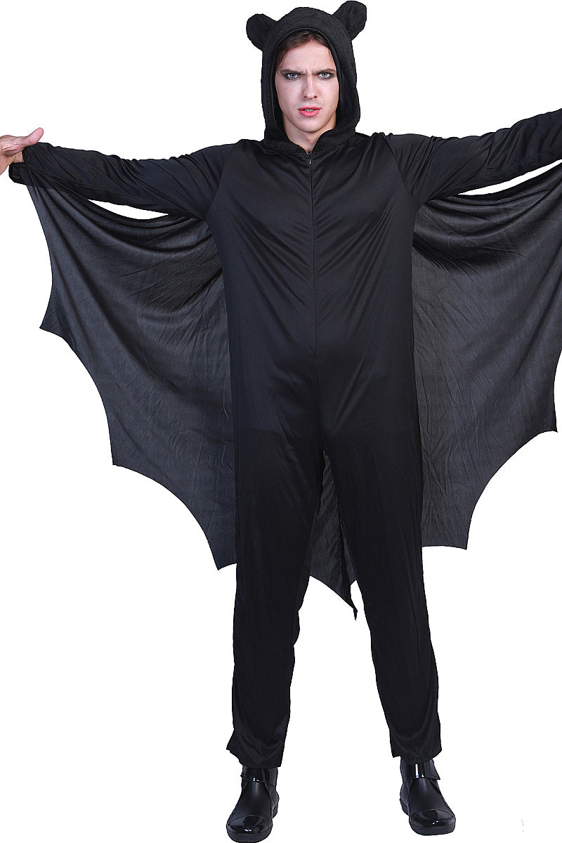 Cosplay Bat Costume with Hood for Parties