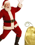 Oversized Christmas Gold Gift Bag