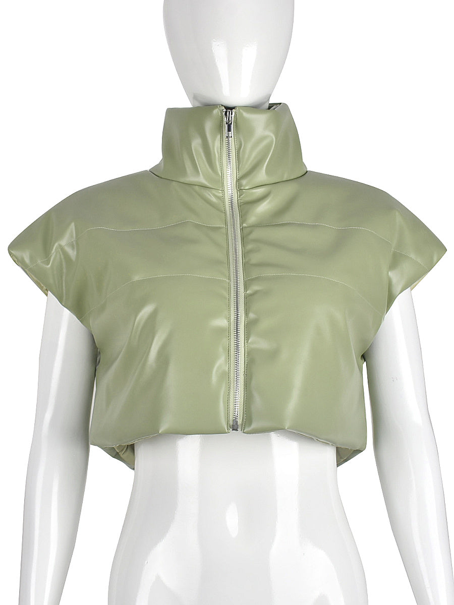 Stylish Autumn Winter Women's Vest with Zipper