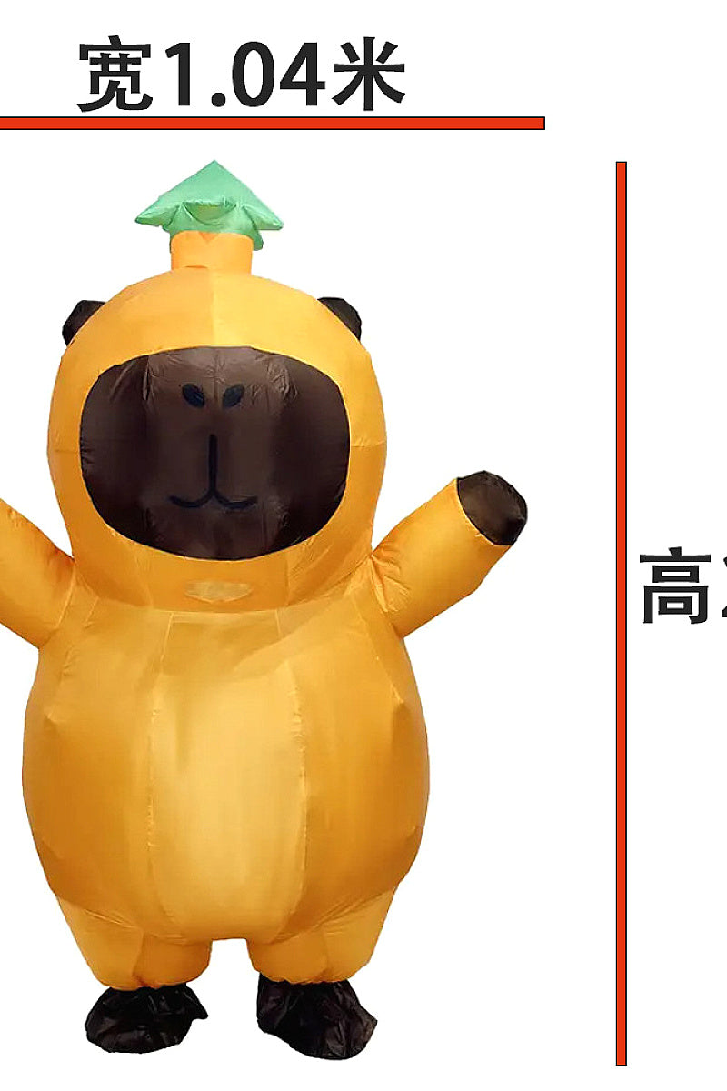 Cute Inflatable Capybara Costume for Parties