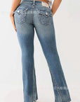 Trendy High Rise Flared Jeans for Women