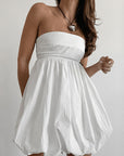 Elegant Simple White Dress for Summer