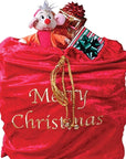 Merry Christmas Santa Gift Bag in Red