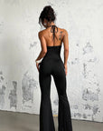 Summer New Sexy Lace Halter Jumpsuit