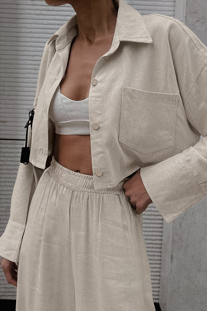 Casual Chic Linen Two-Piece Set