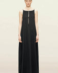 Satin Backless Long Dress for Women