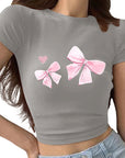 Summer T-Shirt with High Waist Pants