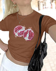 Summer Y2K Short T-Shirt with High Waist Pants