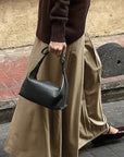 High Waist A-Line Pleated Skirt for Women