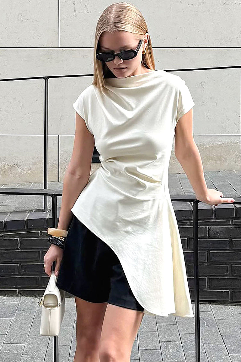 Fashionable Slim Fit Short Sleeve T-Shirt for Women