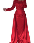 Elegant Long Sleeve Sequin Evening Dress for Women