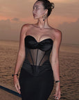 Chic Strapless Top with Bust Pads