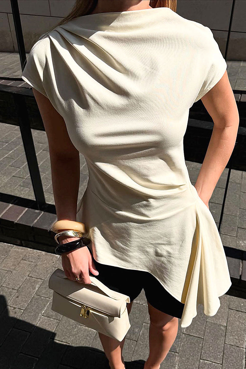 Fashionable Slim Fit Short Sleeve T-Shirt for Women