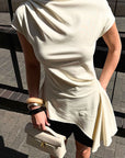 Fashionable Slim Fit Short Sleeve T-Shirt for Women