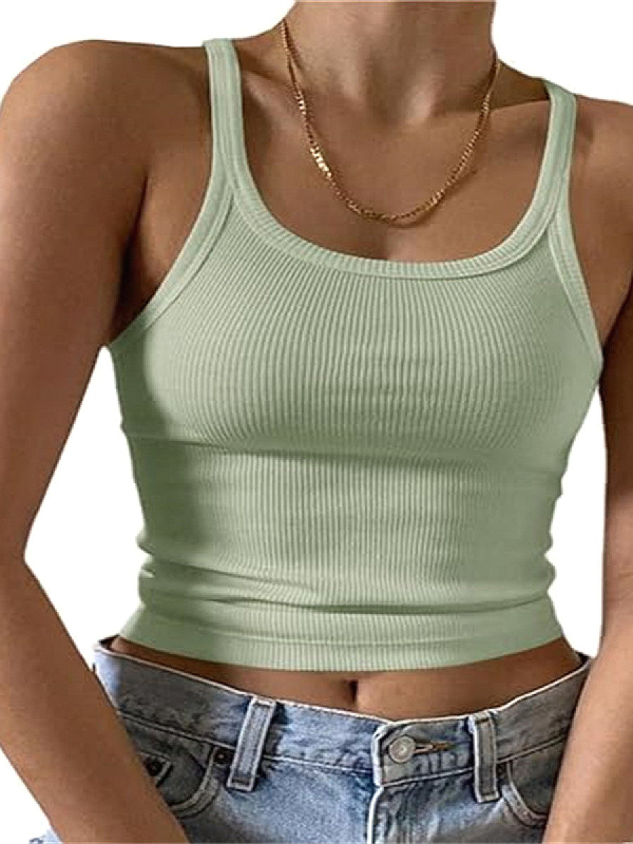 Summer Women's Crop Tank Top - Stylish and Trendy