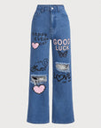 Trendy Wide Leg Jeans for Kids