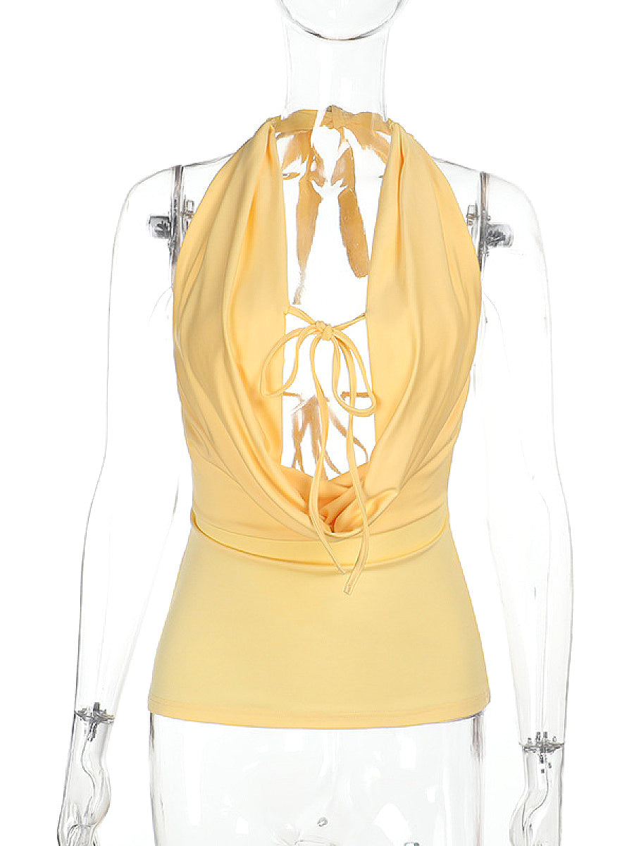 Summer Street Style Deep V Slim Fit Tank Top