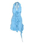 Unique Ruffle Neck Sexy Bodycon Dress