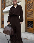Casual White Fleece Jumpsuit for Women