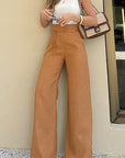 High Waist Wide Leg Trousers for Women