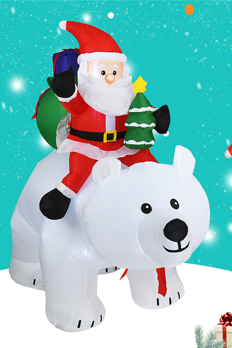 Inflatable Christmas Snowman Penguin LED Outdoor Decor