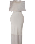 Elegant Off-Shoulder Bodycon Dress for Fall