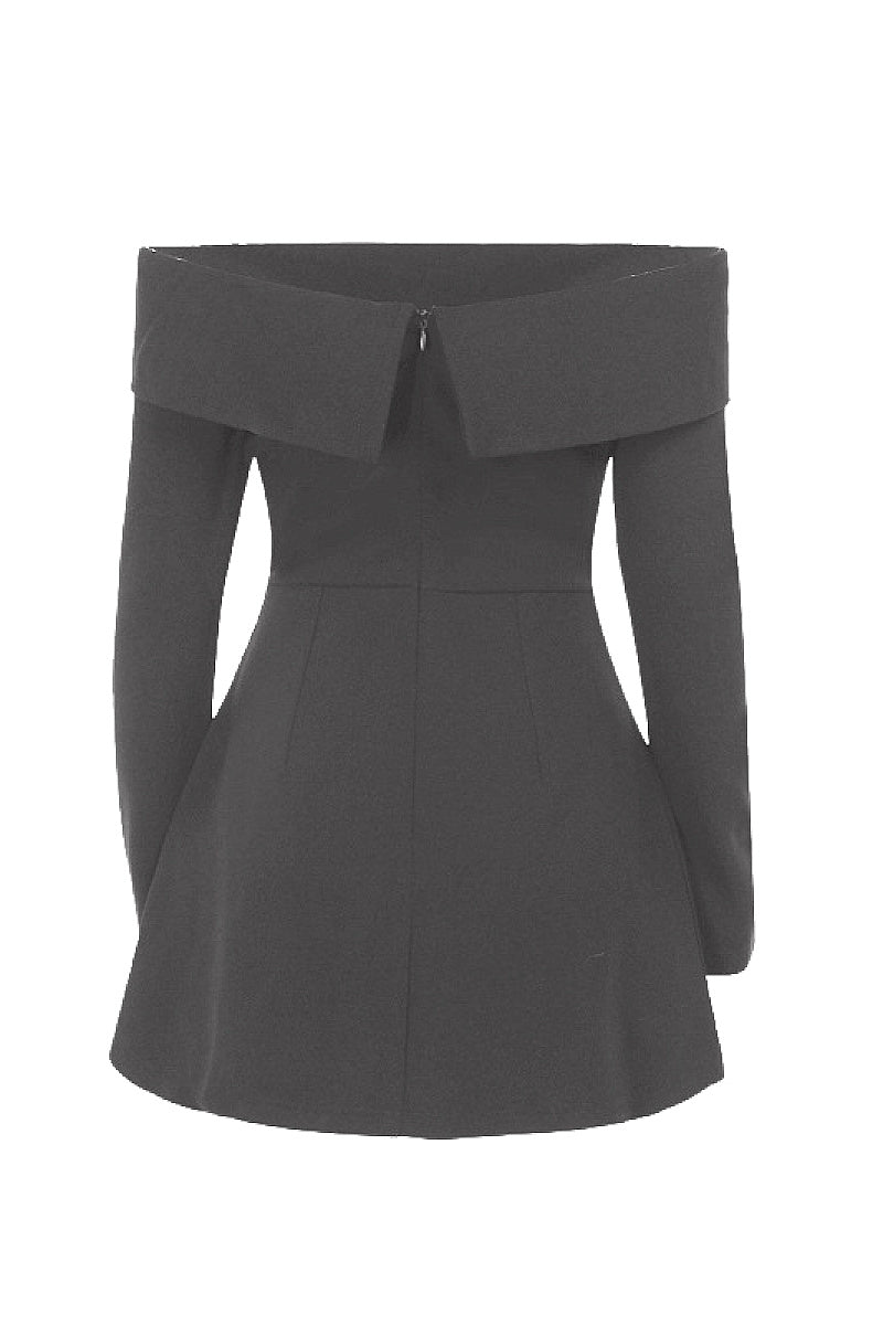 Elegant Off-Shoulder A-Line Dress for Women