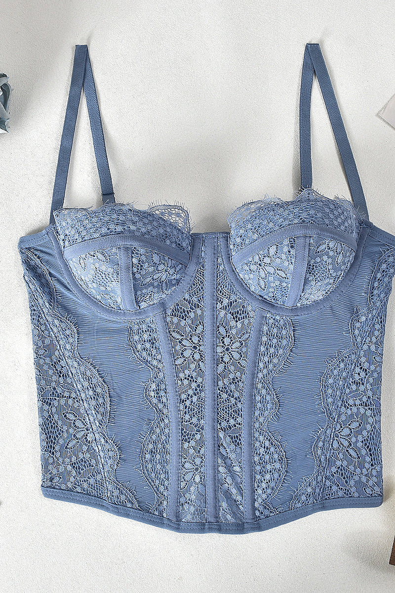 Nazada Sexy Lace Bodice Backless Camisole