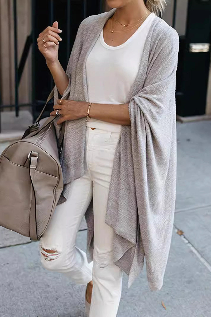 Plus Size Knitted Cardigan for Women