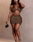 Sexy Slim Fit Crop Top and Skirt Set for Women