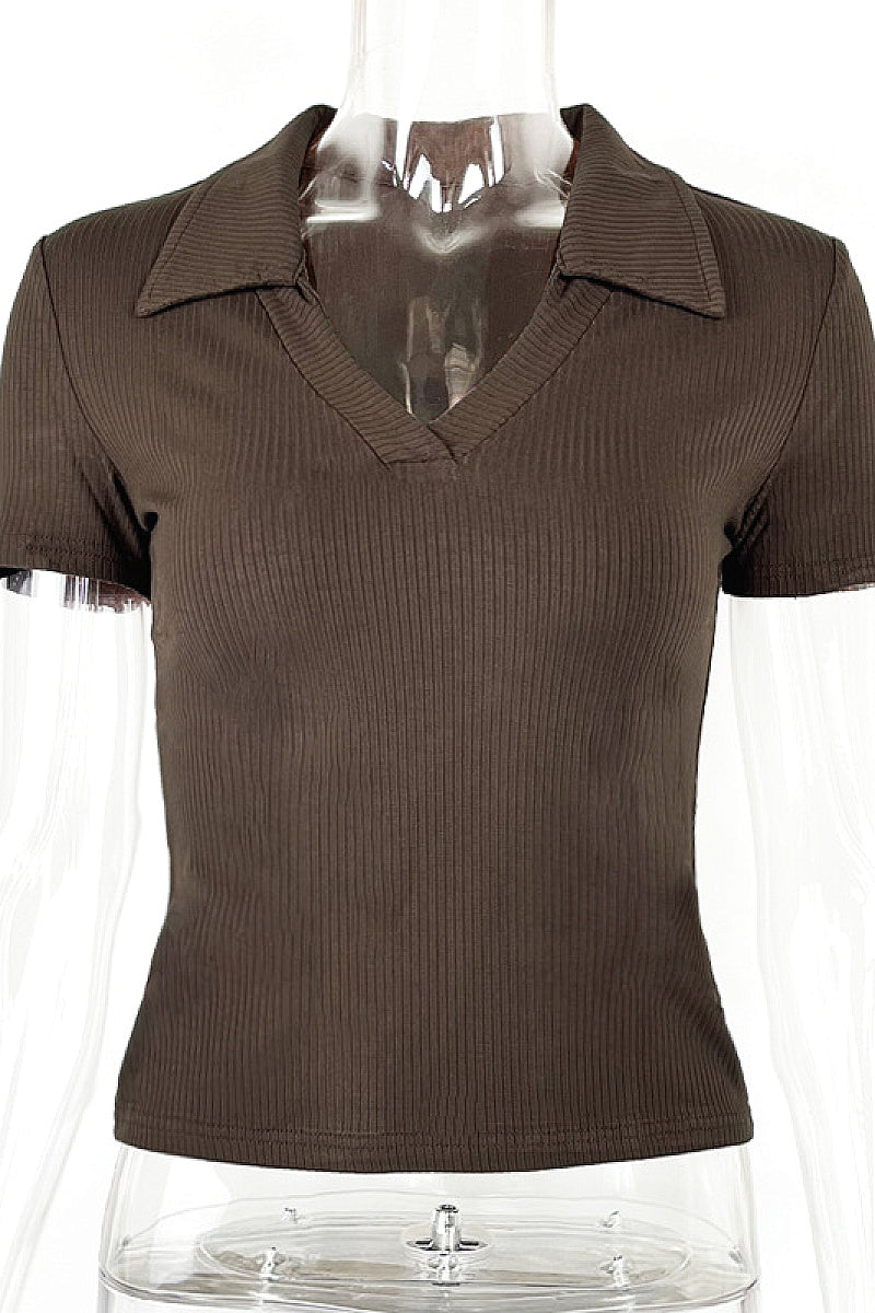 Summer Women's Slim Fit Polo T-Shirt