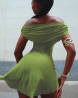 2025 Summer New Sexy Off-Shoulder Dress