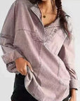 Fashionable Casual Slim Fit Denim Shirt