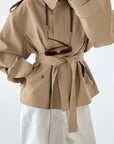 Autumn Winter New Lapel Long Sleeve Cardigan Coat